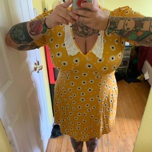 ASOS Yellow and White floral dress
